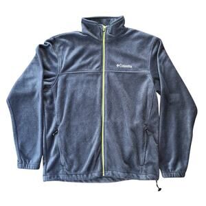 Columbia Steens Mountain 2.0 Full-Zip Gray Fleece Jacket Men's Large